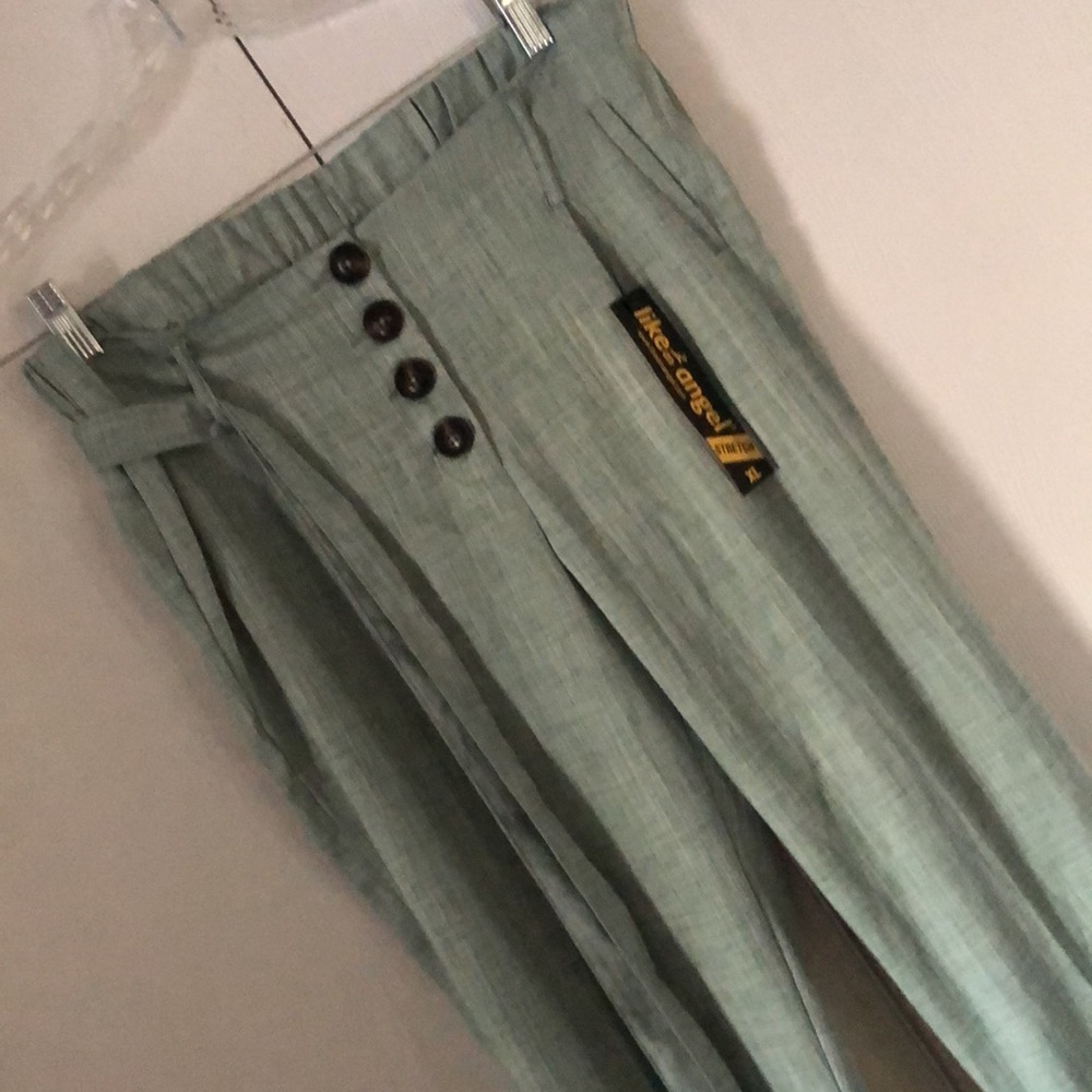 Woman’s spring rayon pull on stretchy trouser comfort pants